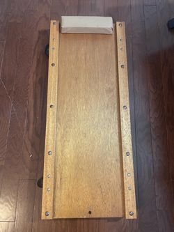 Vintage Wood Mechanic Creeper Rolling Garage Shop Board 36”