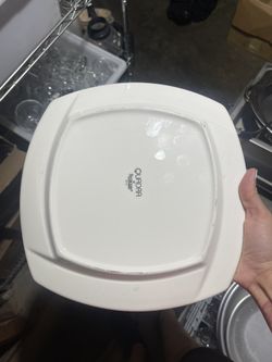 White Ceramic Plates