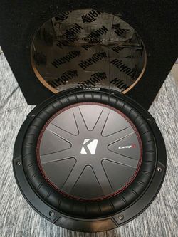 Kicker Subwoofer Comp R 12 with Box