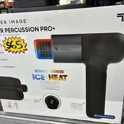 Sharper Image Power Percussion Pro+ Hot and Cold Percussion Massager
