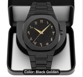 Black And Gold Watch