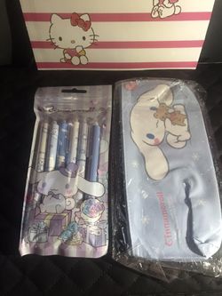 Cinnamoro Pencils & Pencil Pouch $10