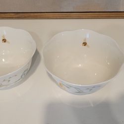 Lenox Butterfly Meadows Rice Bowls NEW