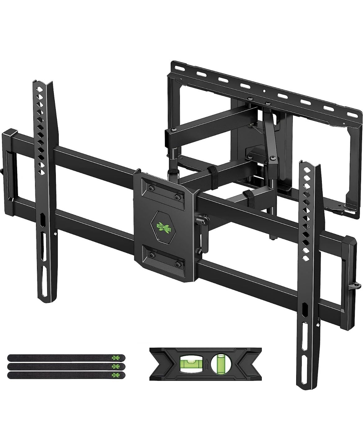 USX MOUNT Full Motion TV Wall Mount for Most 47-84 inch Flat Screen/LED/4K TV, Mount Bracket Dual Swivel Articulating Tilt 6 Arms, Max VESA 600x400mm,