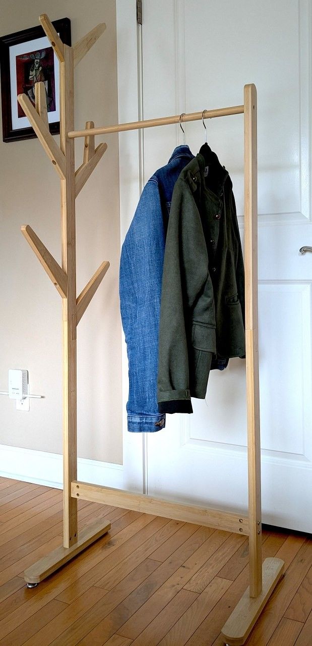 Bamboo Clothes Rack