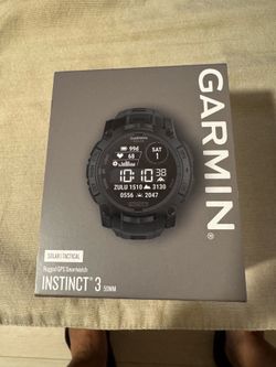 Garmin instinct 3 solar tactical watch