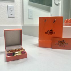 Red Hermes Bracelet