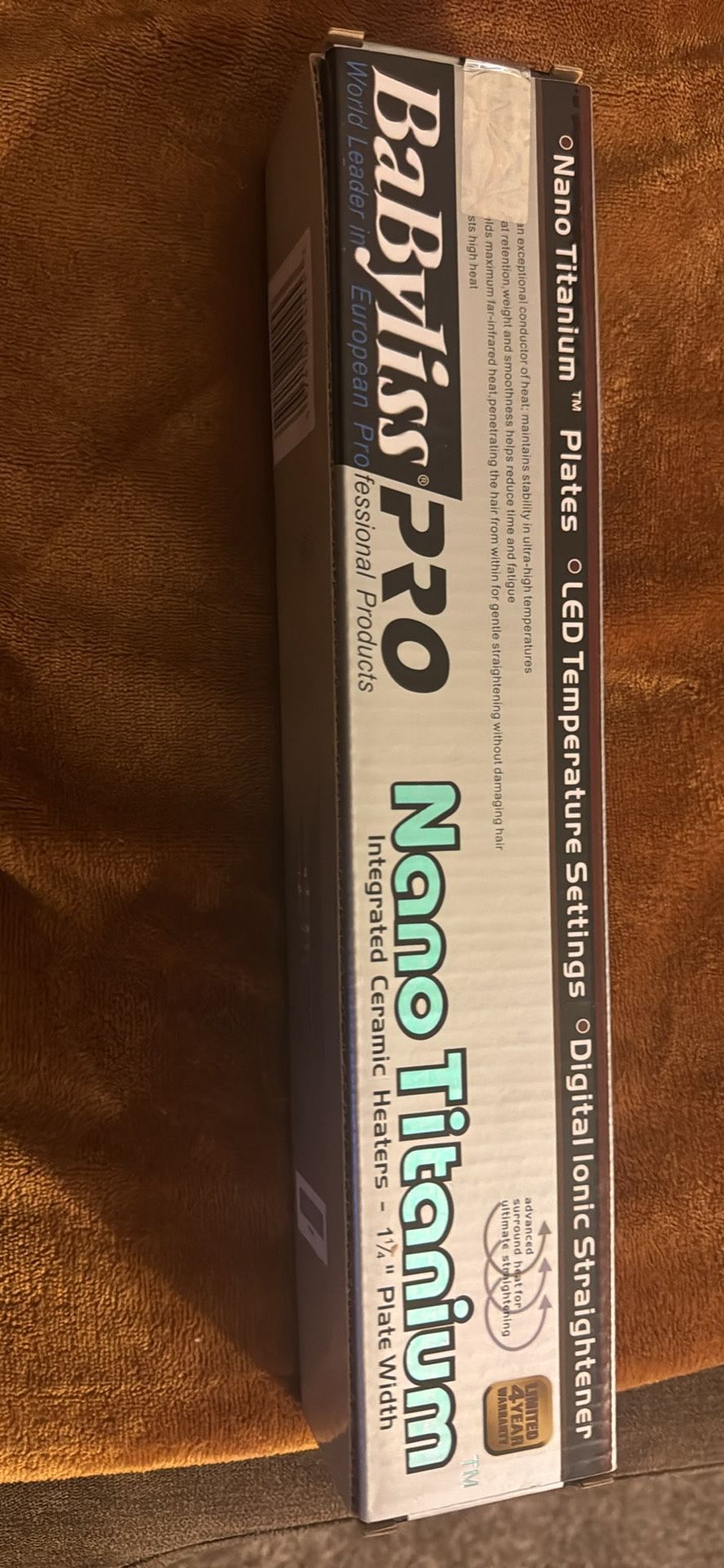 babybliss Nano pro digital flat iron 1   3/4