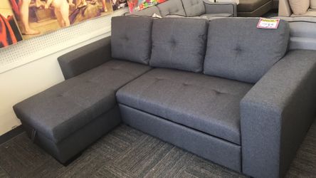 Sectional sofa w pull out bed