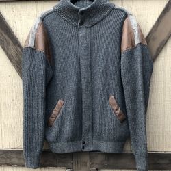 Maglieria COSMOSTYLE NEW ITALIAN STYLE Grandpa Cardigan Wool Sweater Size M/L