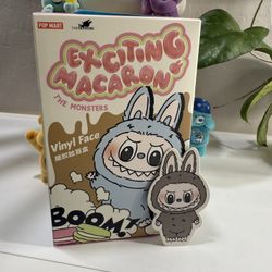 Labubu Exciting Macaron- Sesame Bean 