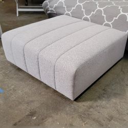 Four Hands Langham Oversized Sandstone Ottoman – Luxe Comfort, Half the Price