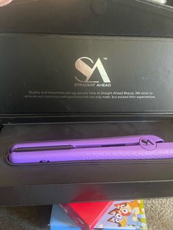New professional Ceramic Flat Iron Hair Straightener “Straight Ahead Silver Collection”