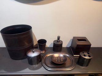 BRAND NEW 8-Piece Oil Rubbed Bronze Bathroom Accessory Set