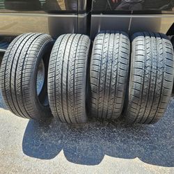225 55 17  2 tires milestar and  2 Westlake