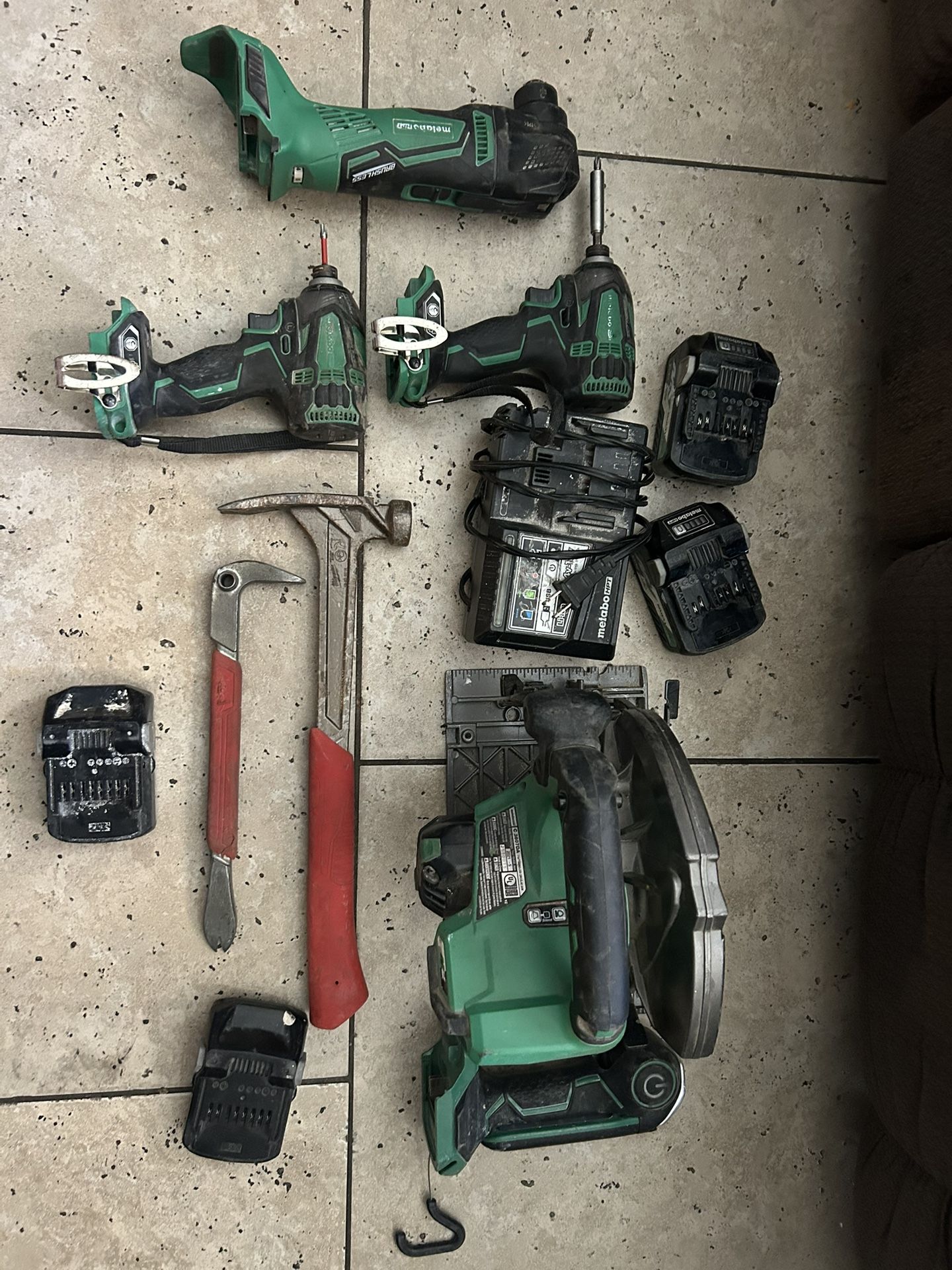Metabo Tools With Hammer & Nail Puller