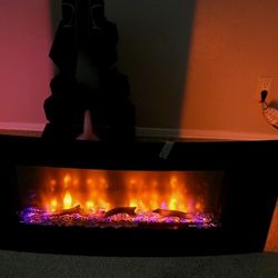 Led Fireplace/ Heater Bluetooth Speaker