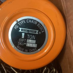 1 TON CHAIN HOIST