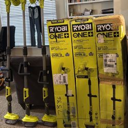 RYOBI ONE+ 18V P4500 Cordless Telescoping Power Scrubber