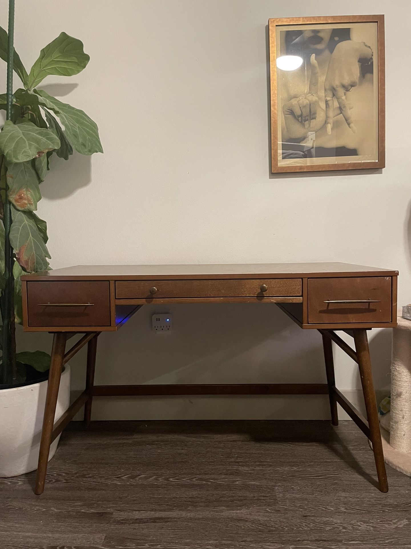 Wood Desk Used $40 OBO 