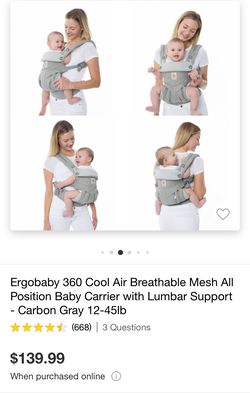 Ergo 360 Cool Air Mesh Baby Carrier