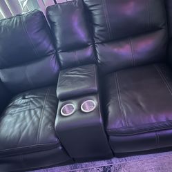 2 Pc Leather Sofa