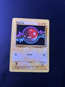 Pokémon TCG Voltorb Base Set Regular Card 67/102