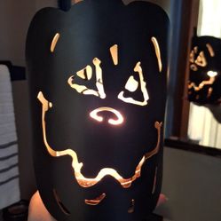 HALLOWEEN  CANDLE  HOLDER $5
