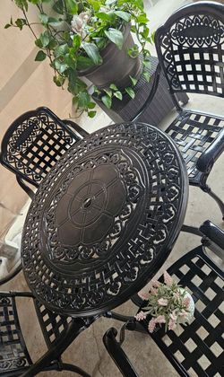 5pc Patio Aluminium Dining Set/Outdoor Furniture/Cash Only