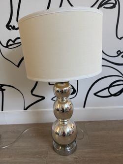 24" Silver Lamp