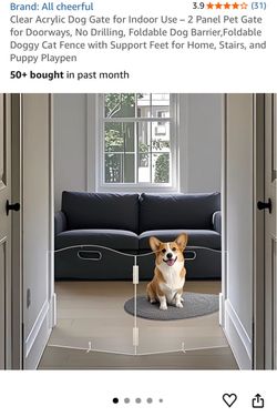 Acrylic doggie door