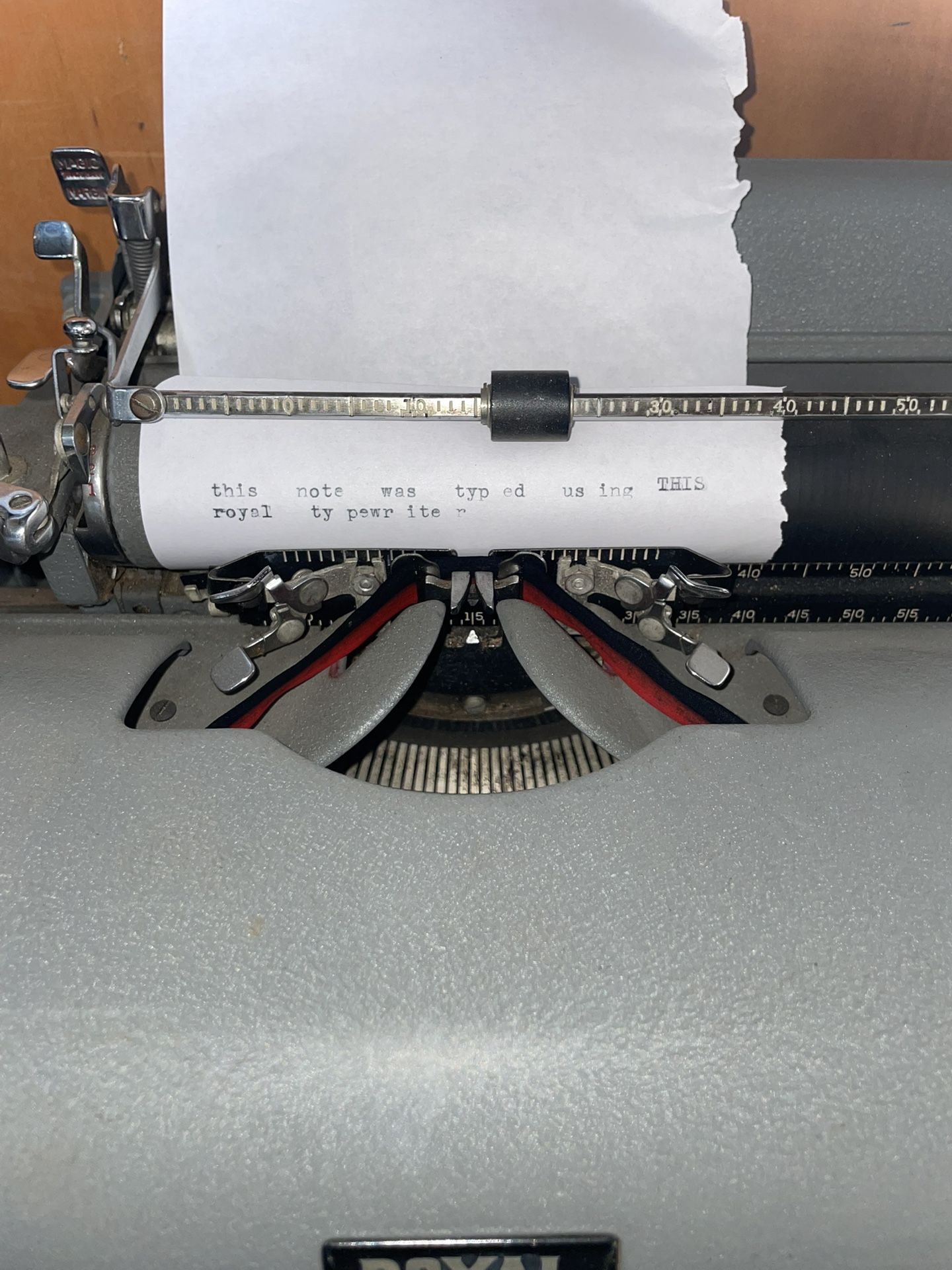 1940’s Vintage Royal Typewriter