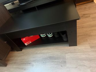 Yaheetech Black Lift Top Coffee Table