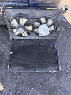 Scion Tc radiator cooling fan condenser 