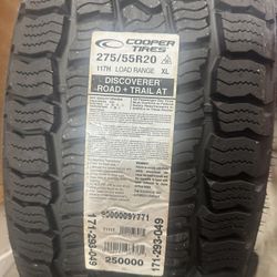 Set Of 4 Cooper At Tires New 275-55-20 Make Offer 