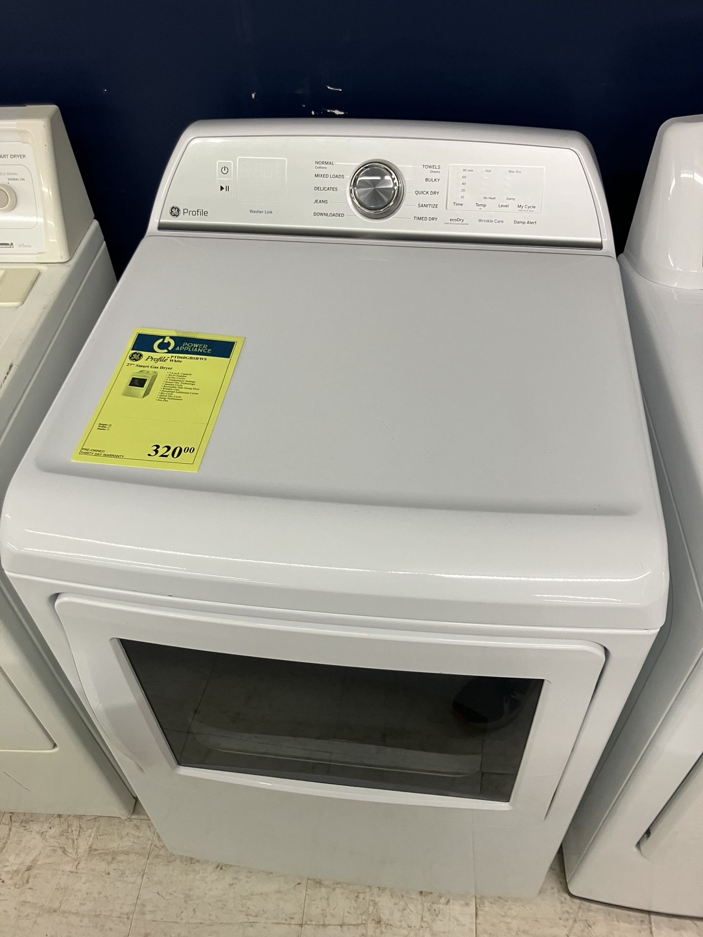 GE GAS DRYER Pre Owned