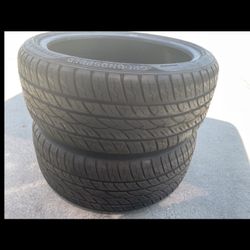 2 — 205/40r17 Groundspeed Tires 100% Treads New 2025 DOT