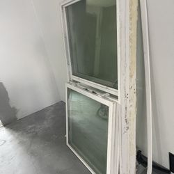 2 Windows 35 1/2 X 61 1/2