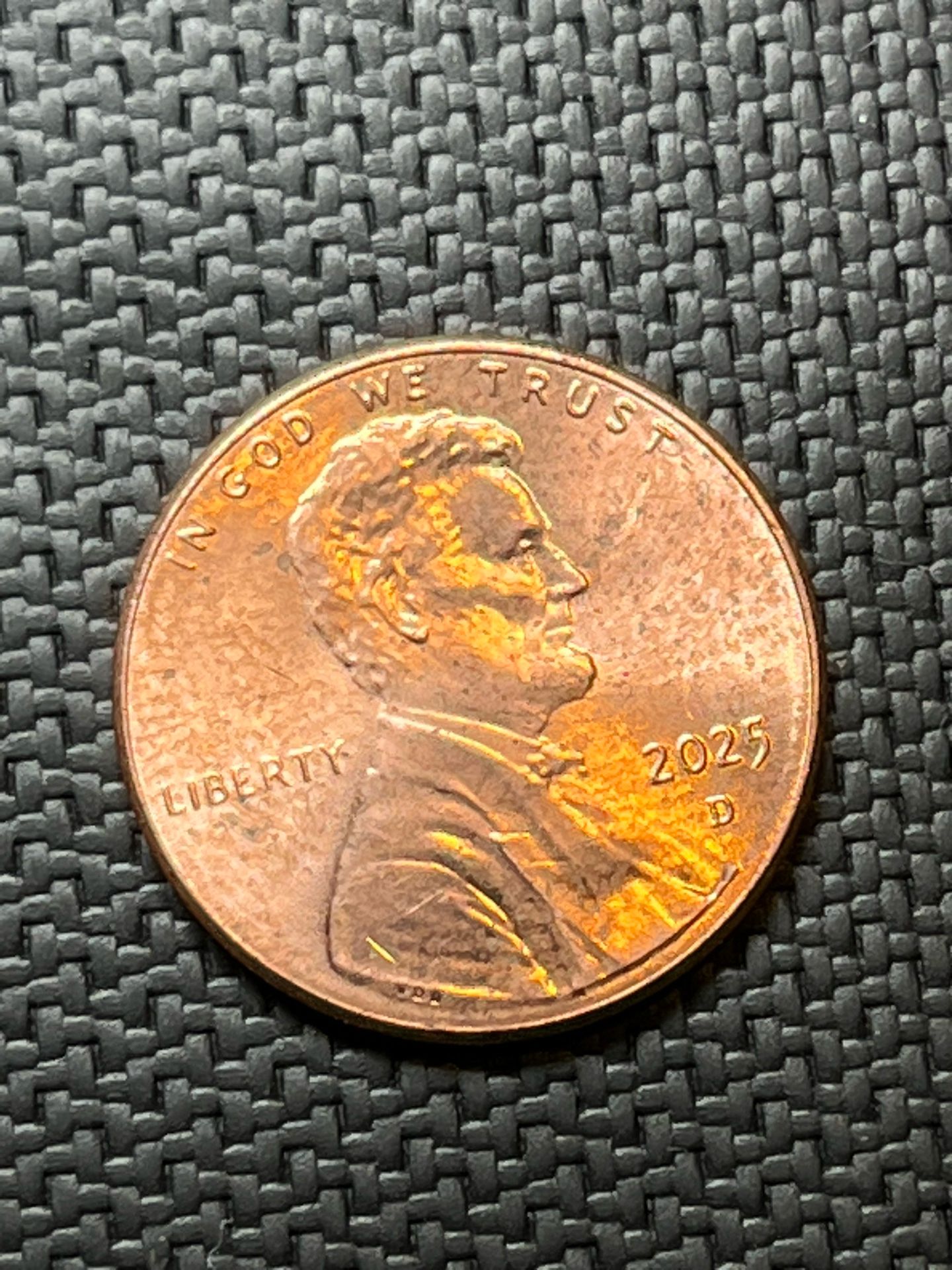 2025 D Lincoln Memorial Penny Coin