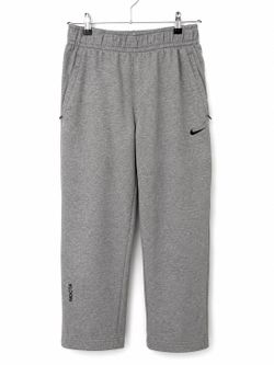 Nike NOCTA Fleece CS Open-Hem Sweatpants (Size Small) – Dark Grey Heather / Matte Silver / Black