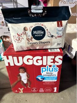 Diapers size 1