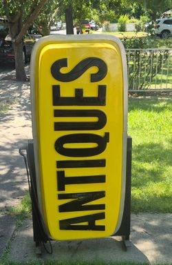 ANTIQUES SIGN
