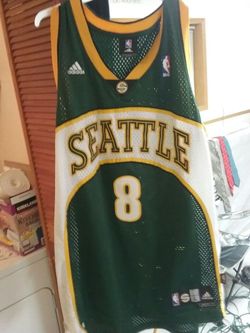 Luke Ridnour Seattle Sonics Adidas jersey