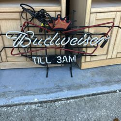 Custom Budweiser sign