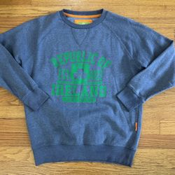 Traditional Craft Republic of Ireland Sweatshirt Women’s Medium Bluish Gray NWOT