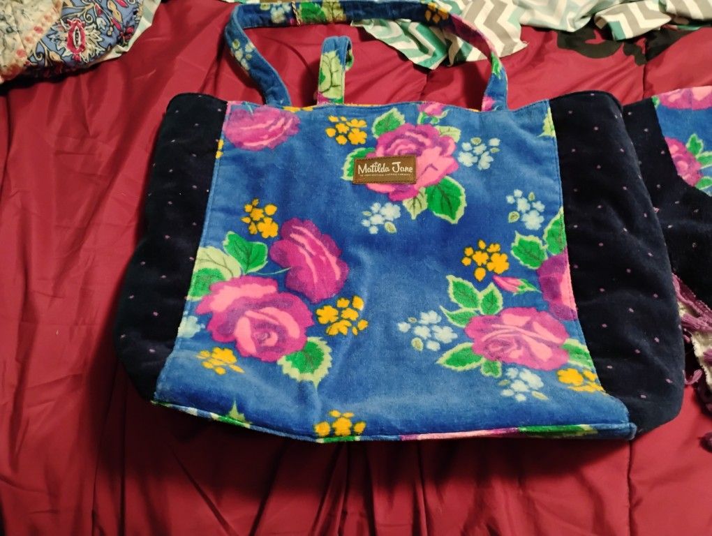 A Matilda Jane Bag And Matching Blanket