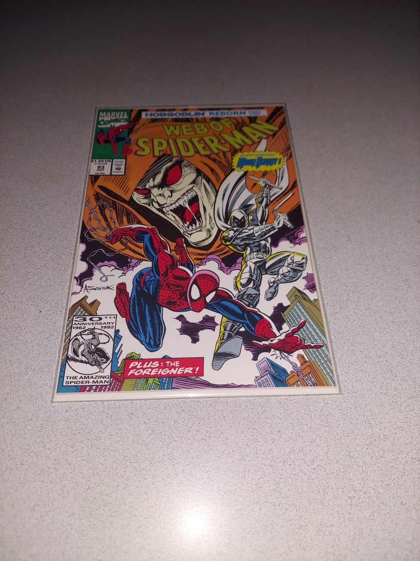 1992 SPIDER-MAN #93 COMIC BAGGED AND BOARDED