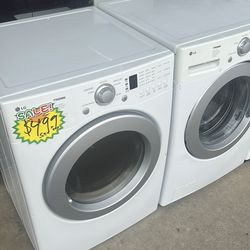 LG set washer & dryer