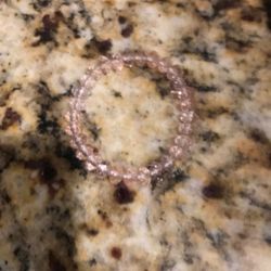 Clear Pink Bracelet 