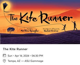 The Kite Runner At ASU Gammage